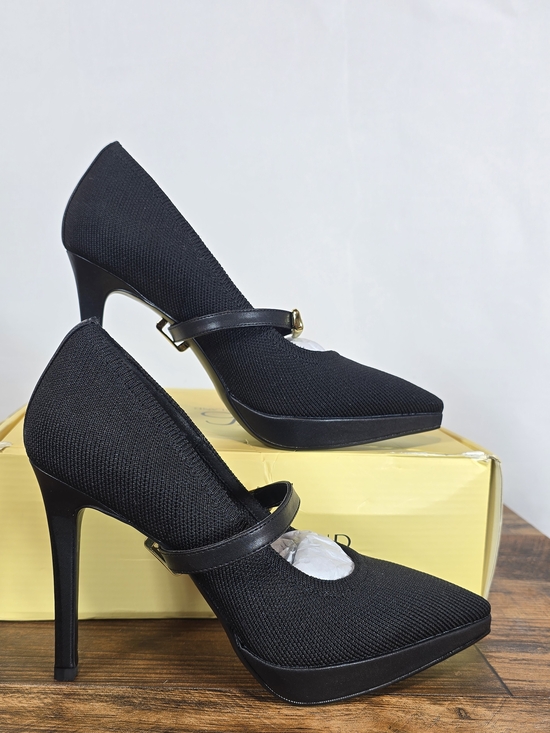 Cosy Island Shoes - Cosy Island Classic Black Mary Jane High Heel Stiletto Pumps Size 7